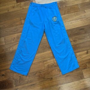 NBA Denver Nuggets Tear Away Track Pants Boy's Size Large 10/12